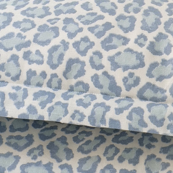 Panthera Pardus Cushion Blue